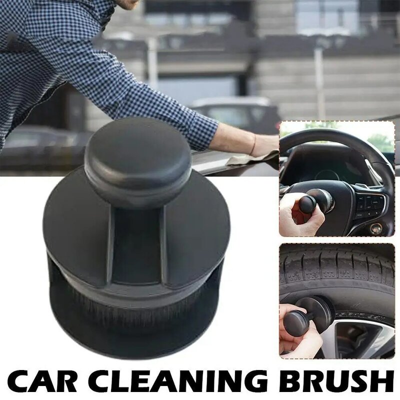 Universal Car Tire Tool Crevice Dust Removal Artifact Density Portable Styling Cover Seal Car Brush High Brush Design With S2P9
