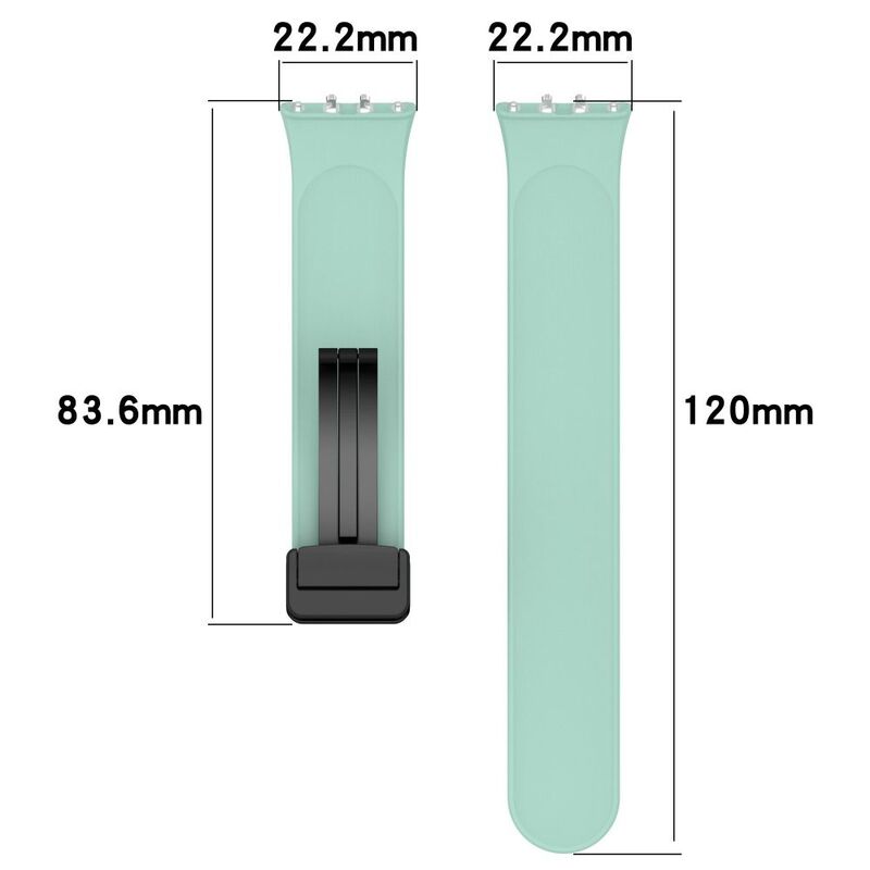Tali silikon untuk Samsung Galaxy Fit3, tali jam tangan gesper magnetik untuk Samsung Galaxy Fit 3 pengganti gelang Correa
