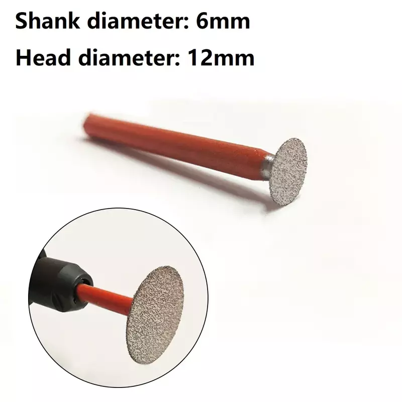 Durable Grinding Head Diamond Head, Jade Points, Replacement Stone Tools, 8-30mm, acessórios para moagem