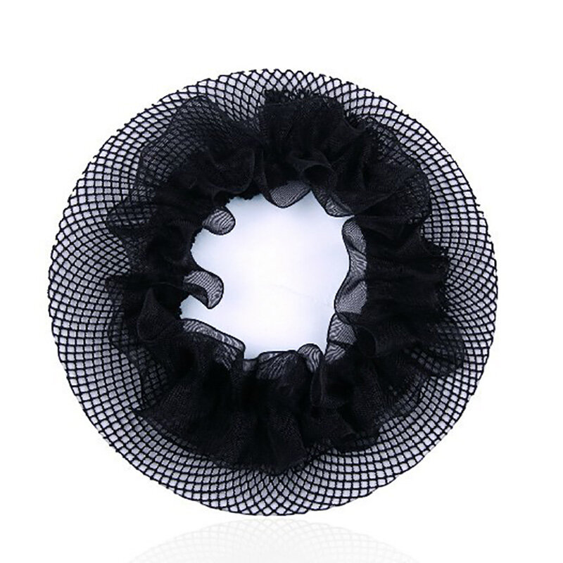 2 Pieces Elastic Hairnet women fashion headgear ballet disco hair Snood wig net invisible sports dance hair net hair accessories