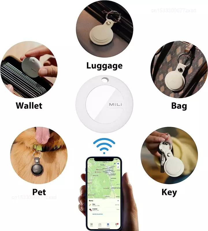 Mitag-Key Finders Item Finders, MFi Certified, Bluetooth, Localizador GPS, Rastreador, Dispositivo Anti-Loss, Funciona com Apple Find, Xiaomi, Novo