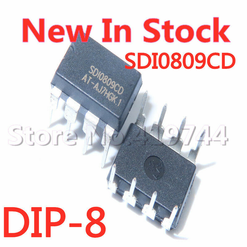 Fuente de alimentación LCD IC SDI0809CD SDI0809 DIP-8, nuevo y original, 5 unids/lote