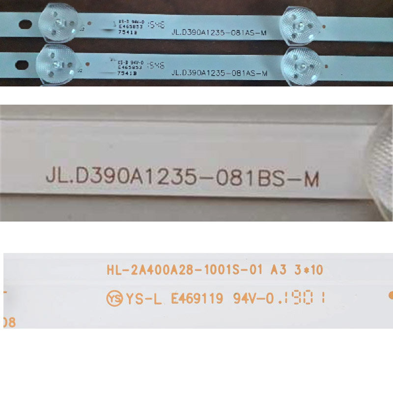 Tiras de retroiluminación LED para tablones Woon WN40LED13, kit de bandas para SUNNY SN40LEDA10/0202 bares 08-39DN3X10-696X10-M03 6501L696000010