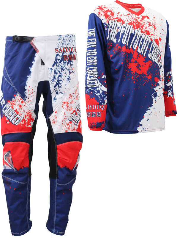 Lis do zjedzenia strój wyścigowy Motocross komplet jersey motocross odzież motocyklowa zestaw narzędzi terenowych motocross