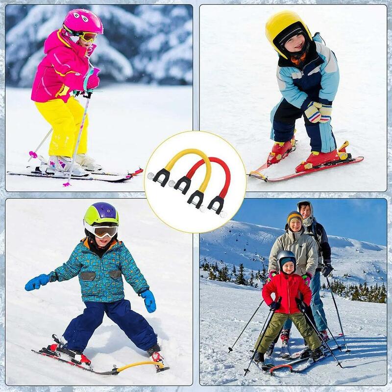 Conector de esqui para iniciantes, crianças, adultos, treinamento ao ar livre, exercício, esporte, snowboard, acessórios de inverno