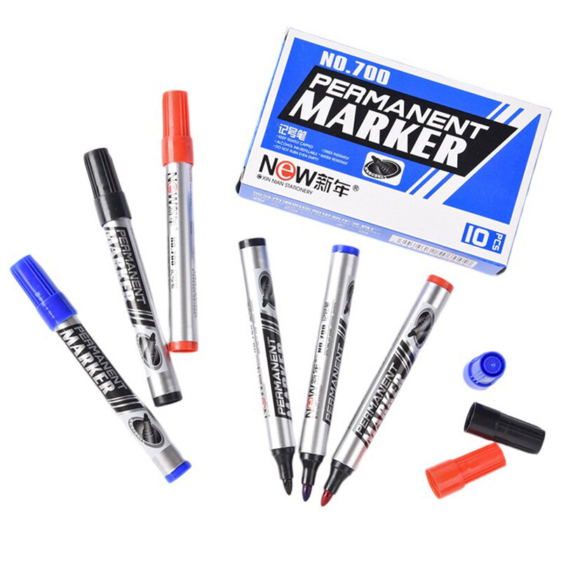 Marking Pen Oily Big Head Line Drawing Marking Pen Can Not Be Rubbed Waterproof Non Fading Special Pen