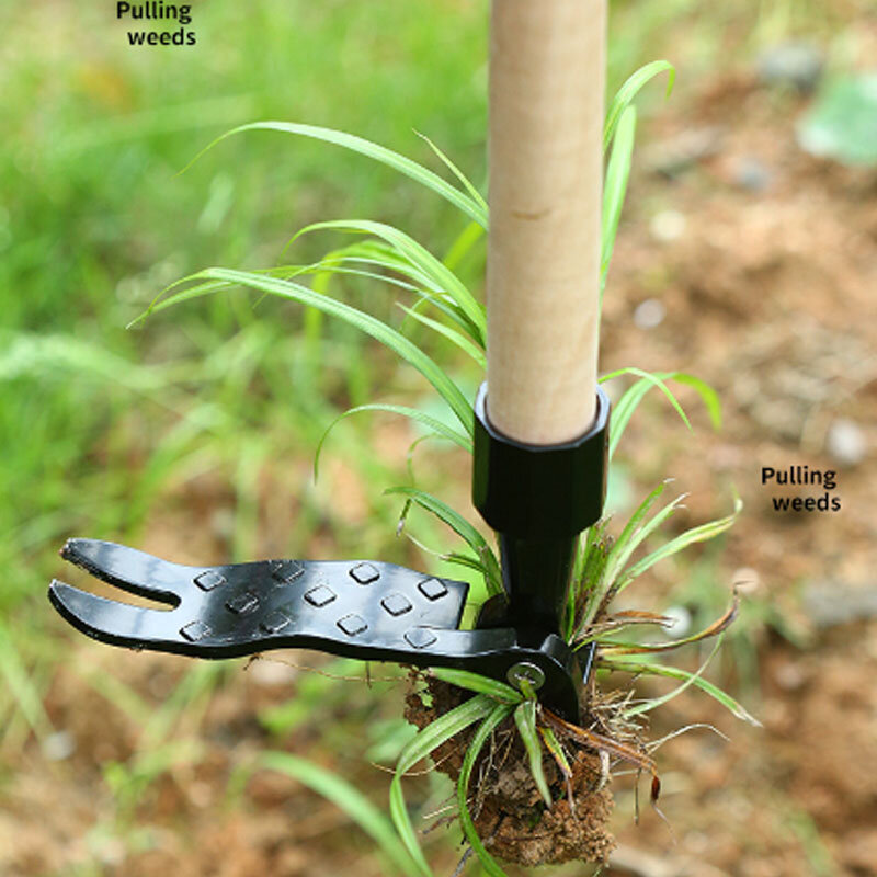 Garra extractora de malezas de pie, cabezal de deshierbe Manual de aleación de aluminio, herramienta de pala de excavación de jardín, accesorio removedor de raíces