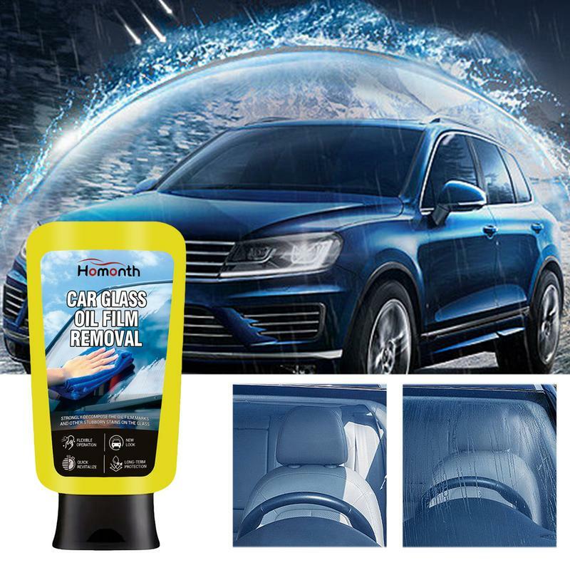 Glass Oil Film Remover Car Window Cleaner Instant Deep Cleaning Safe Easy To Use Multifunctional Car Windshield Oil Film Cleaner
