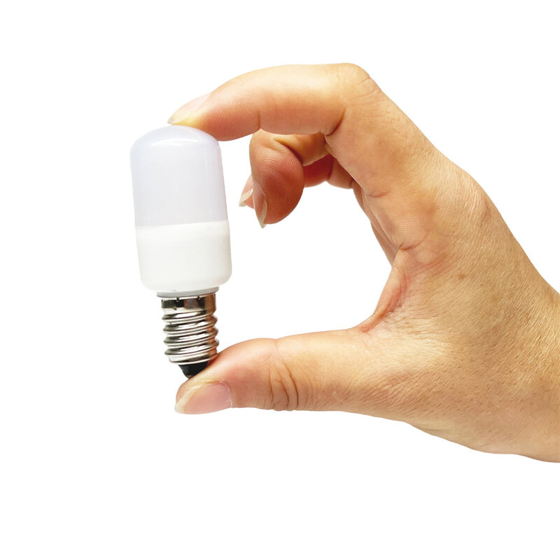 1/3/5 szt. Żarówki LED do lodówki E14 E12 Mini żarówki LED 1.5W do maszyny do szycia światło mikrofalowe 85-265V żarówka wkręcana