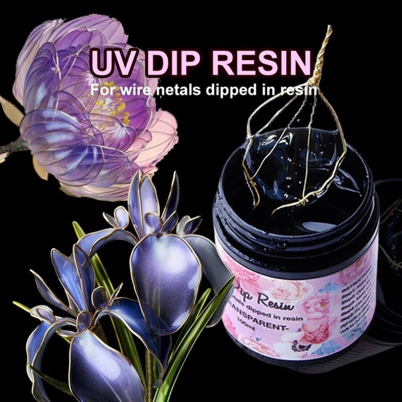 Adhesivo resina libre rayos UV, pegamento resina epoxi ultravioleta transparente para fabricación joyas