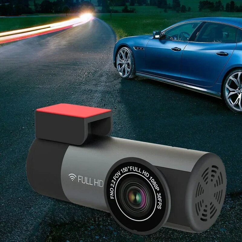 Cámara de salpicadero FULL HD para coche, grabadora de conducción con Sensor G, WIFI, 1080P, DVR, versión nocturna inalámbrica, voz multipaís
