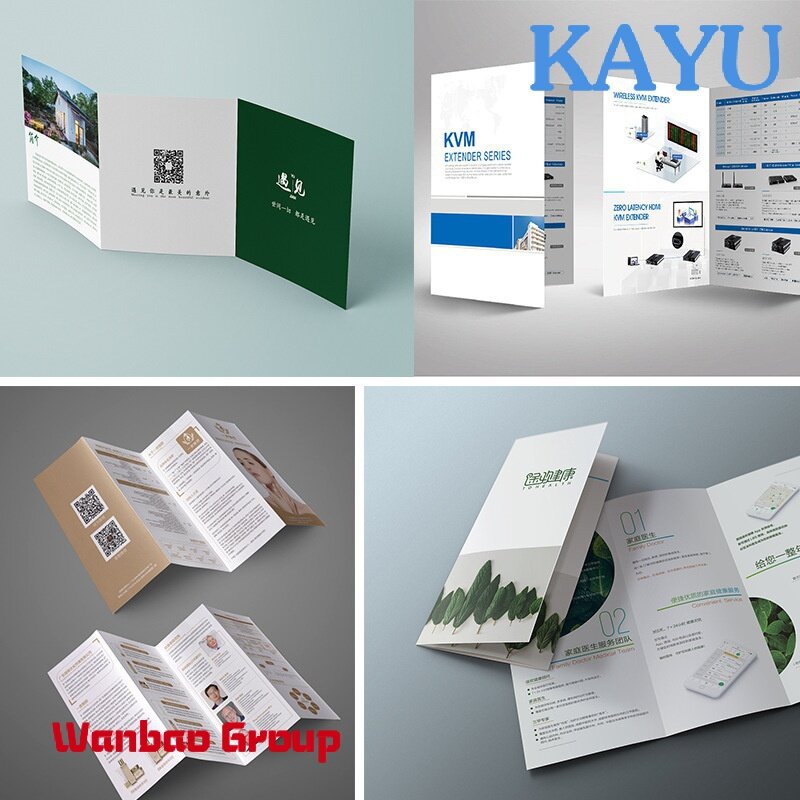 Custom  Custom Design High Quality Leaflet Brochure Printing Flyer Pamphlet Offset Printing Flyers Booklet Brochure