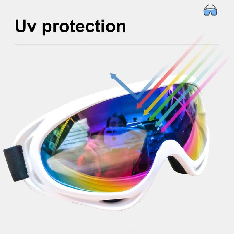 Kacamata Ski dengan permukaan cermin, kacamata Ski dengan desain tahan lama kuat, kacamata Ski Premium untuk pria wanita dengan anti-kabut
