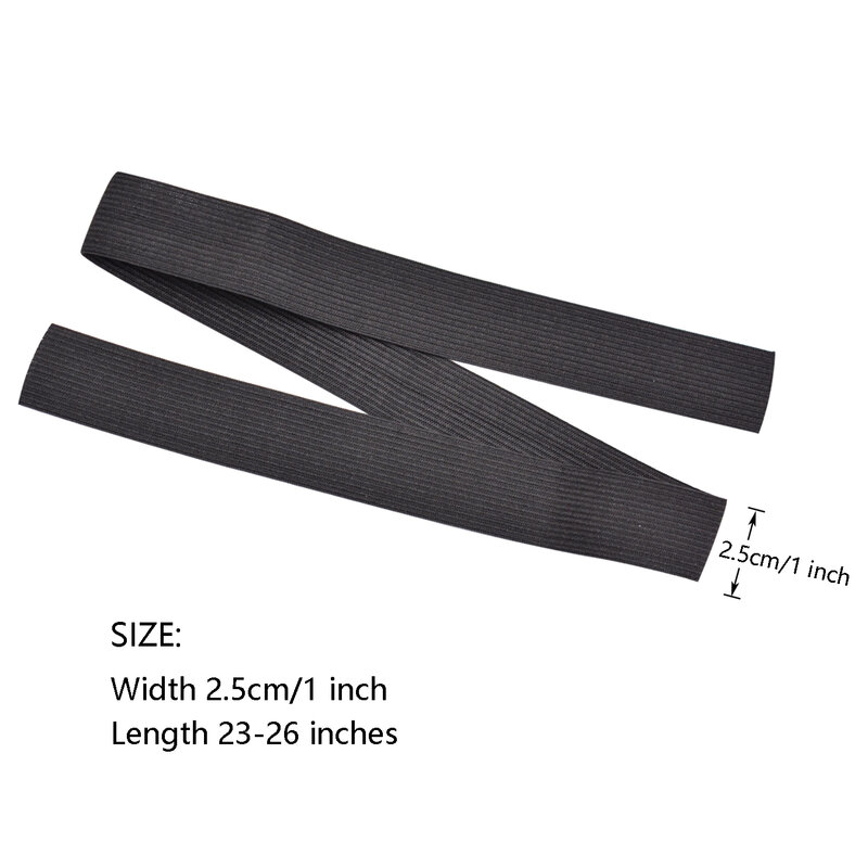 6 Pieces Elastic bands for Sewing Wig Making Wig Accessories Wig Elastic Headband (Width 2.5cm)