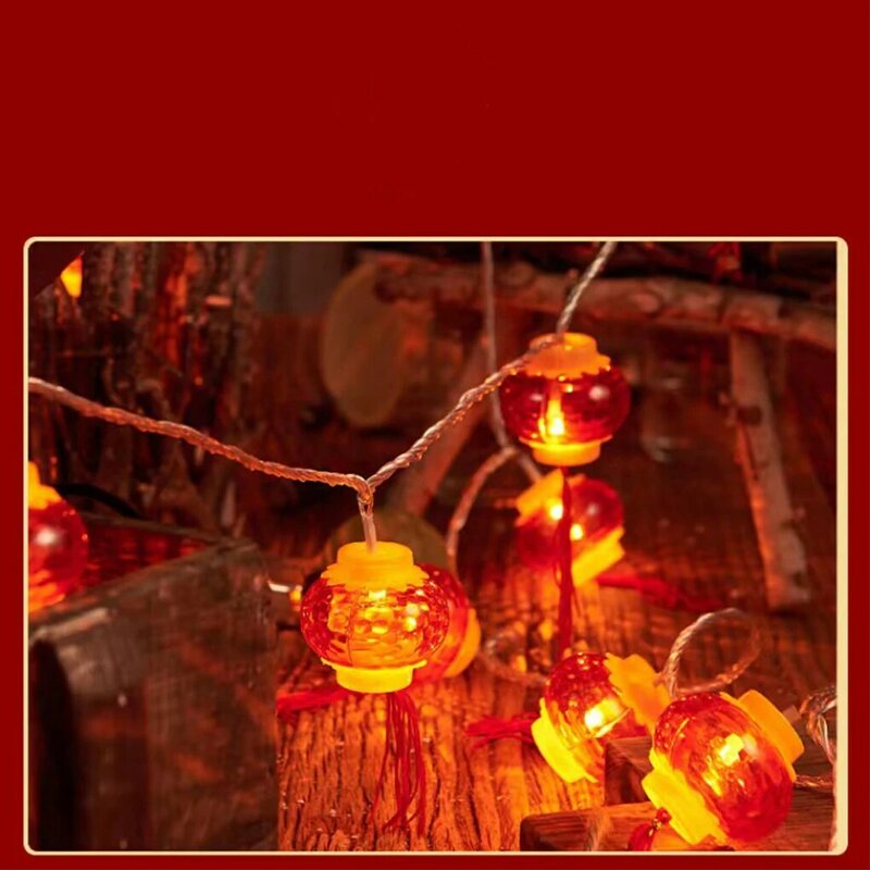 Lâmpada decorativa plástica para o ano novo lunar, Luzes simbólicas simbólicas, Luzes decorativas para decoração doméstica