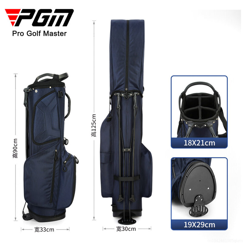 PGM-ブレースブラケット付き減摩ゴルフラックバッグ、ポータブルスタンドサポート、軽量ゴルフバッグ、男性と女性のためのパッケージ