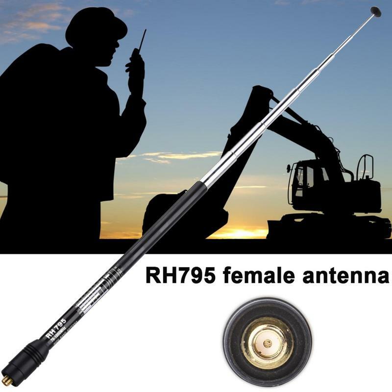 RH795 SMA Antena Portátil de Banda Larga Feminina, Portátil, 70-1000MHz