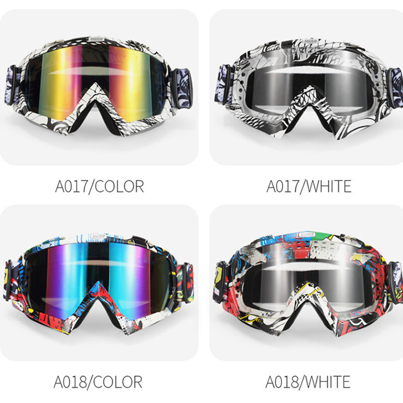Gafas de moto todoterreno, gafas de sol, casco de esquí, ciclismo en coche, gafas de bicicleta