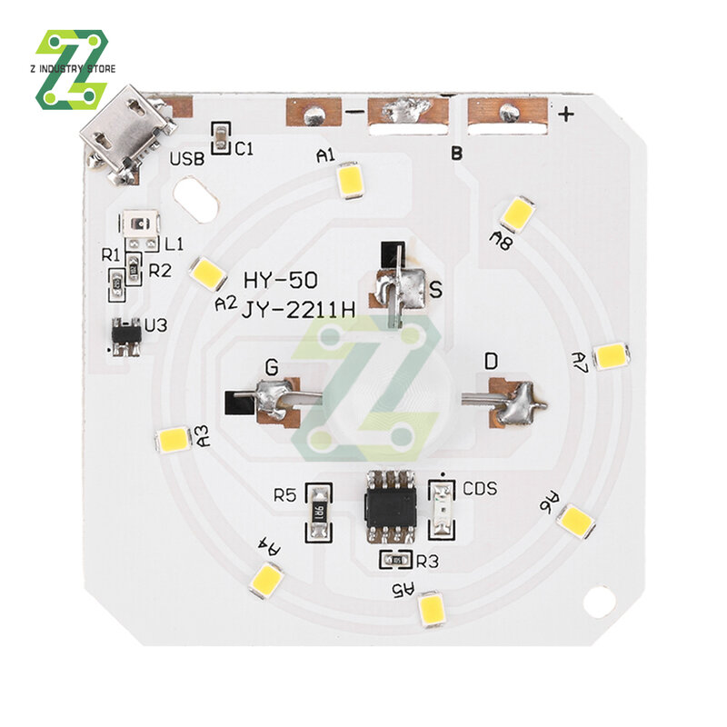 Smart Human Body Sensors Module LED Night Light Infrared Human Body Sensor USB Charging with Light Sensing White/warm Light