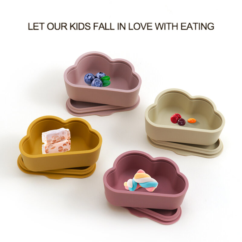 New Baby Cartoon Shape Snack Cup Toddle scatola per alimenti portatile contenitore per Snack portatile coperchio morbido senza BPA roba per bambini