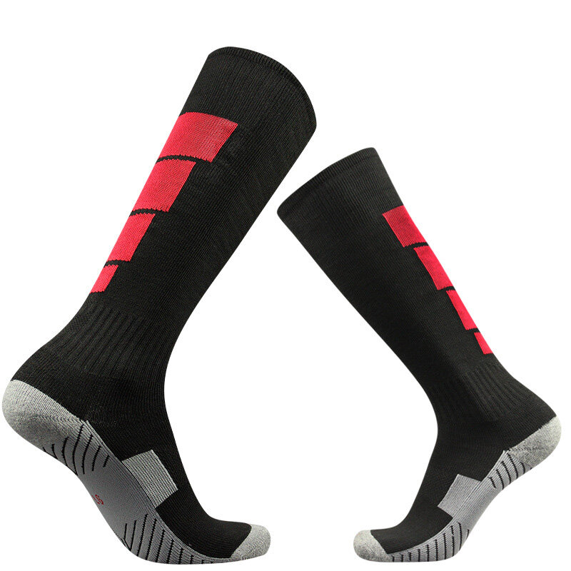 9 paia nuovi calzini sportivi da calcio calzini lunghi al ginocchio in cotone Spandex per bambini calze Legging calcio Baseball caviglia adulti calzini per bambini
