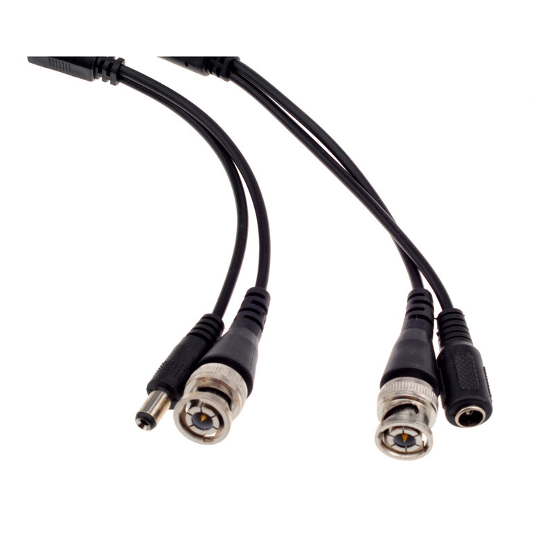 Gadinan-CCTV Video Output DC Plug Cable, Cabo BNC, Opcional para AHD, Analógico, Kit DVR, 5m, 10m, 15m, 20m, 30m, 40m, 50m