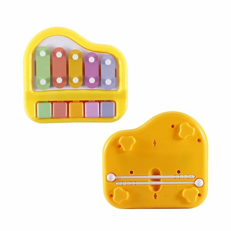 Brinquedo musical brinquedo de música de piano educacional com duas varas de piano para desenvolver uma sensação de ritmo e tempo para crianças do bebê