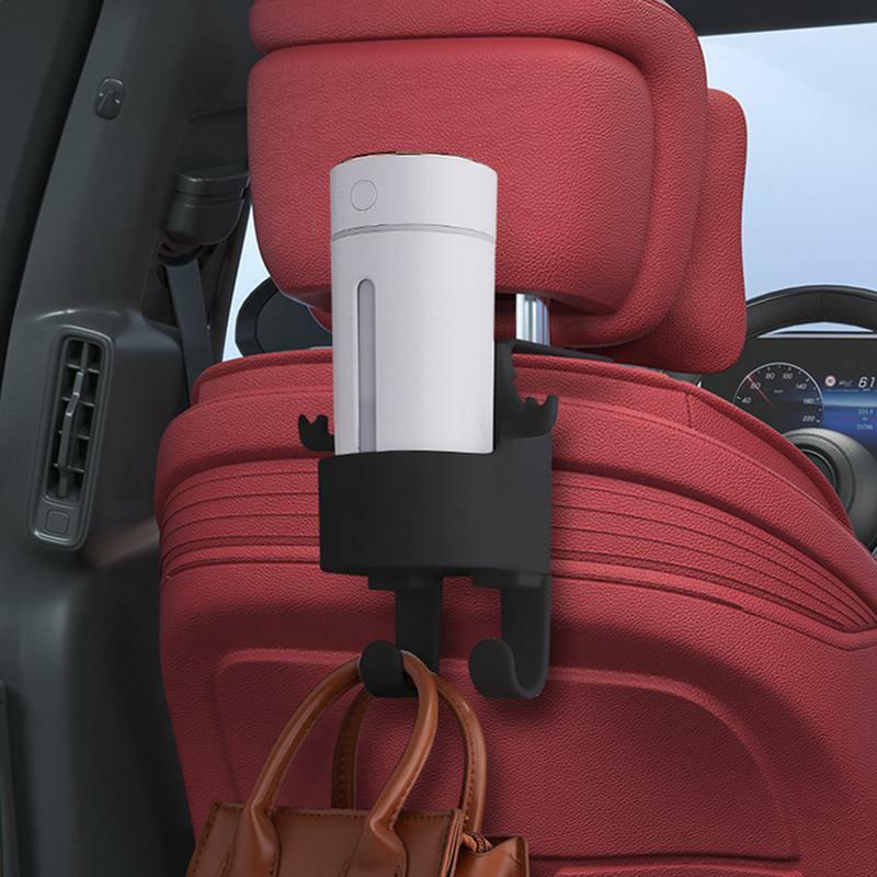 Multifuncional Headrest Cup Holder, Automotive Headrest Drink Holder, Organizador de armazenamento reutilizável para guarda-chuvas, Bolsa Resistente ao desgaste