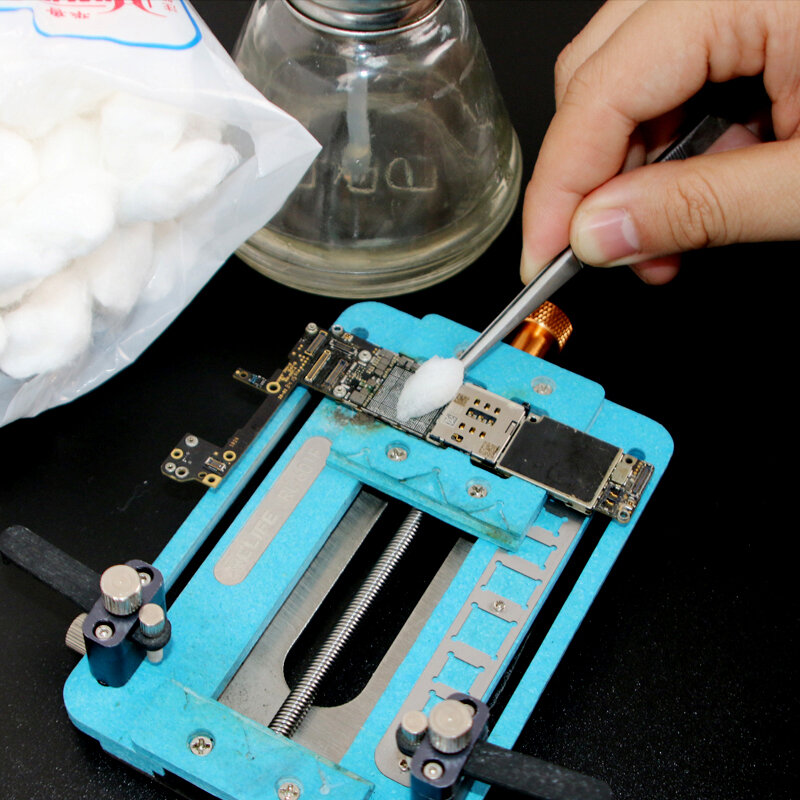 Wielofunkcyjne czyszczenie bawełniana piłka płyn czyszczący PCB/bawełniana piłka odtłuszczone alkoholem dla płyty głównej PCB Chip procesora czyszczenia narzędzi