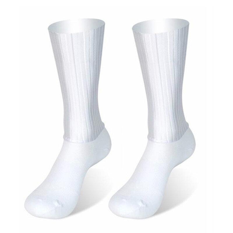 Новые летние велосипедные носки с силикагелем для команды Aero, Нескользящие дышащие спортивные носки для гонок для мужчин и женщин, Calcetines Ciclismo