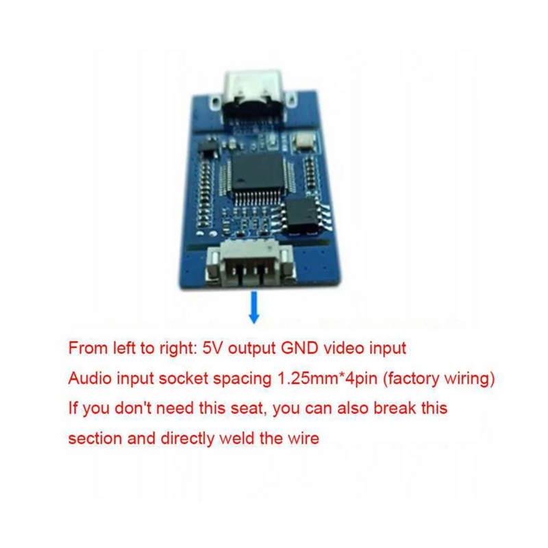 CVBS لالتقاط إشارة تناظرية إلى وحدة الكاميرا الرقمية ، CVBS إلى وحدة UVC محرك أقراص مجاني أندرويد USB
