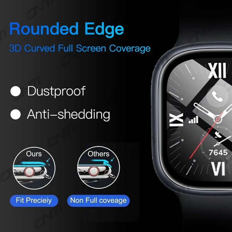 5D miękka folia ochronna dla Honor Watch 4 Anti-scratch ochraniacz ekranu dla Honor Watch4 Smart watch akcesoria (nie szkło)