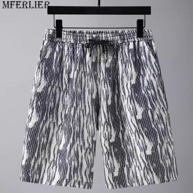 Pantalones cortos de verano para hombre, Shorts de playa, informales, a la moda, talla grande 10XL