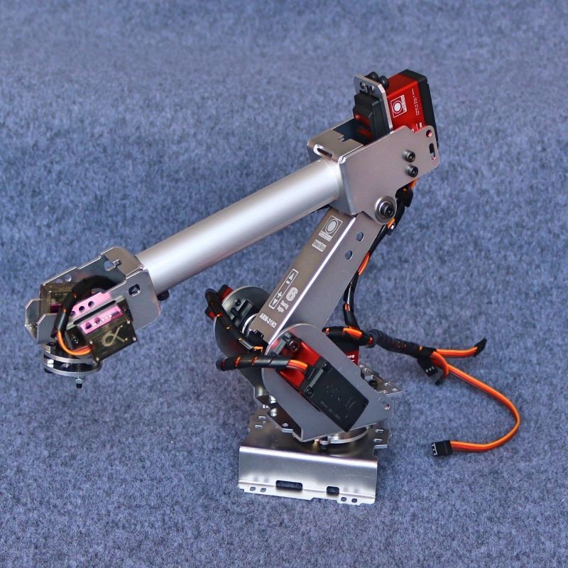 6 Dof Robotarm Industriële Robotarm Met 20Kg/25Kg Digitale Servo 'S Voor Framboos Voor Arduino Robot Diy Kit Programmeerbare Robot