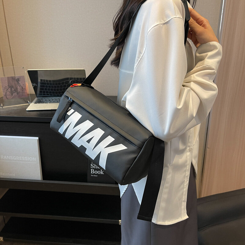 Женская водонепроницаемая нейлоновая сумка через плечо, повседневная вместительная спортивная сумка для тренажерного зала, маленький чемодан для женщин, тренировочная сумка для фитнеса