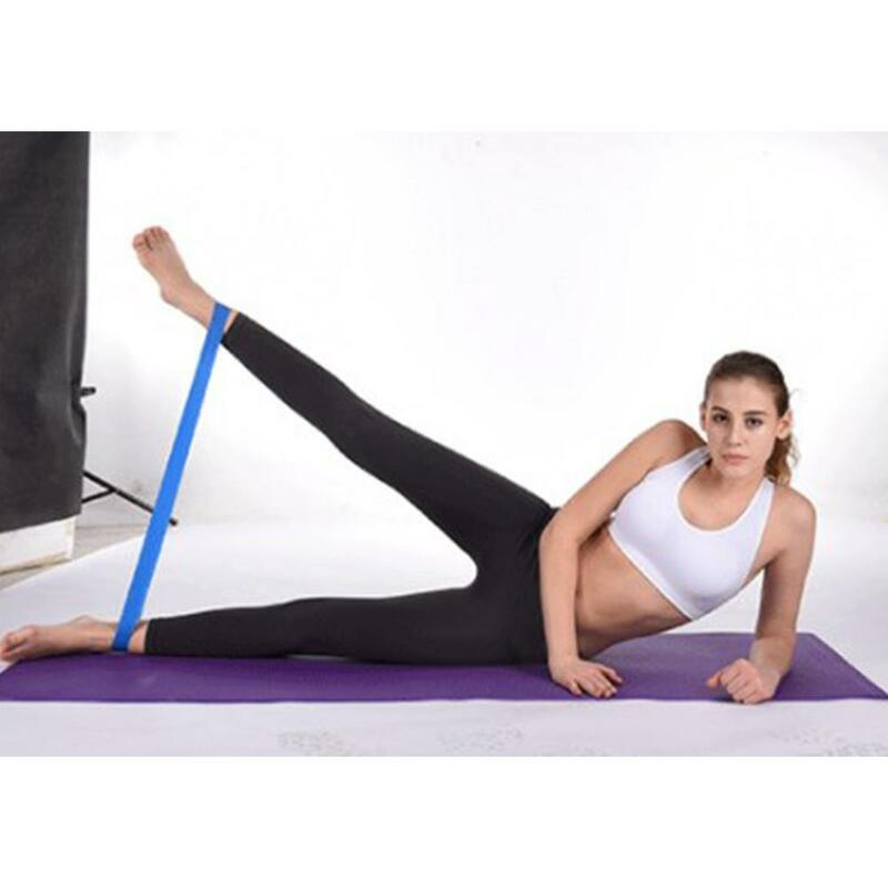 Yoga resistência banda, tpe, alta visibilidade, o-ring, para agachamento