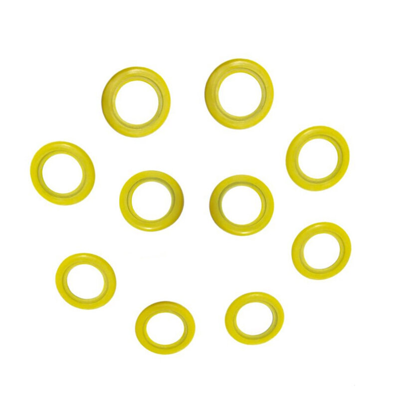 노란색 플라스틱 오일 플러그 와셔 드레인 스크류 씰, 해양 및 머크루저에 적합, #26-8M0204693/26-830749, 10 개