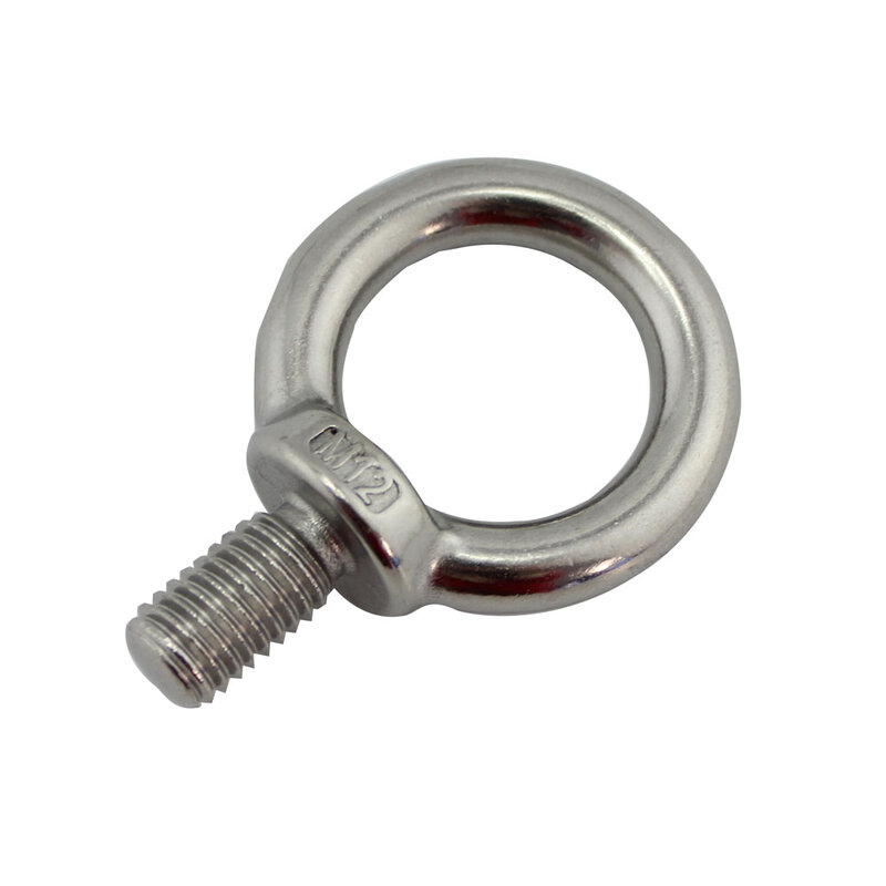 1PCS DIN 580 Lifting Eye Bolt Ring Loop Screw Marine Grade Stainless Steel 304 And 316 Heavy Duty M6 M8 M10 M12 For Wire Rope