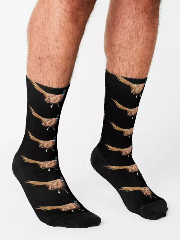 Модные носки фазана, идея для летнего подарка на День Св. Валентина, женские носки на Хэллоуин для мужчин