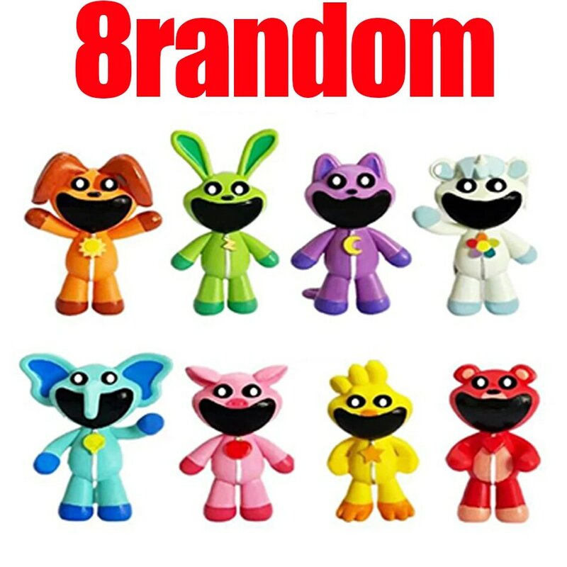 Anime New Smiling Critters Cute and fun Handmade Collection Model Toys Kids birthday Christmas Gifts for Fan Adults
