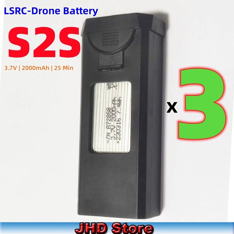 JHD Original S2S Drone Batterie 2000mAh Batterie LS-S2S Drone Accessoires Pour S2S Lipo Batterie Fournisseurs