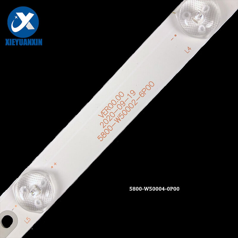 Светодиодная лента для подсветки Skyworth 50 дюймов, 472 мм, 3 в, 5800-W50004-0P00, 12 шт./комплект, ремонт ТВ-аксессуаров 50UH5500 50UH5530