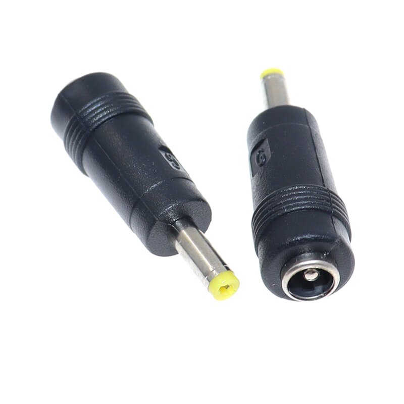 10 unids/lote adaptador de corriente CC 5,5x2,1mm conector hembra a 4,0x1,7mm enchufe macho adaptador de enchufe eléctrico convertidor de enchufe
