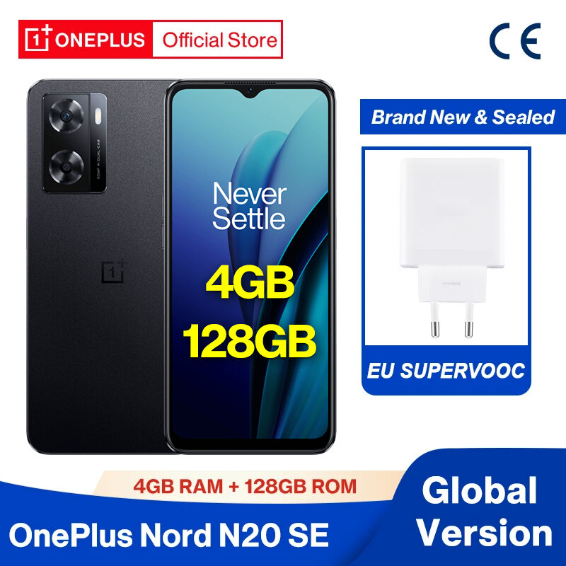 OnePlus Nord N20 SE N 20 versión Global, 4GB, 33W, SUPERVOOC, Batería grande de 5000mAh, cámara de 50MP