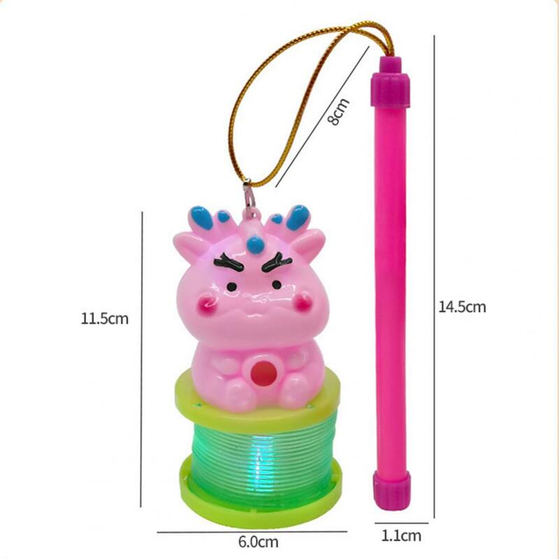 Rainbow Circle Funny Toys lanterna portatile per animali domestici carina Dragon Design lanterna portatile per Festival per bambini giocattoli magici creativi