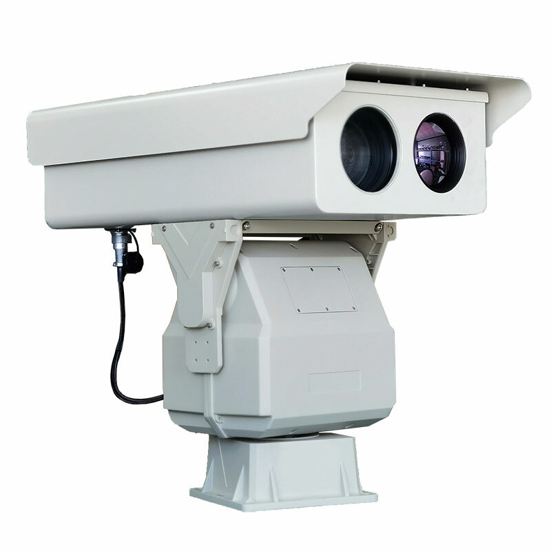 Câmera ptz do duplo-espectro da série z50, movimento de monitoração de longa distância integrado da carga PTZ-1050 movement 1560mm e imagi térmico de 384 thermal 640