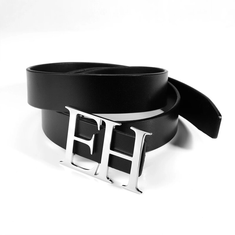 Cinturón personalizado con nombre y letras, hebilla de cinturón de acero inoxidable de alta calidad, accesorios de moda personalizados Unisex, regalo para amigos