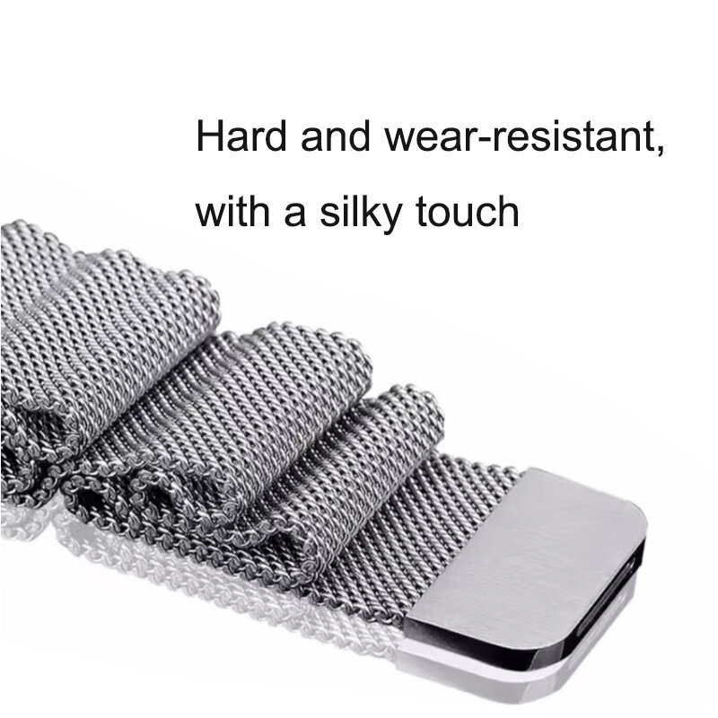 Ремешок «Миланская петля» для Mi Band 8 pro, металлический магнитный браслет из нержавеющей стали для часов Xiaomi Mi Band 8 pro