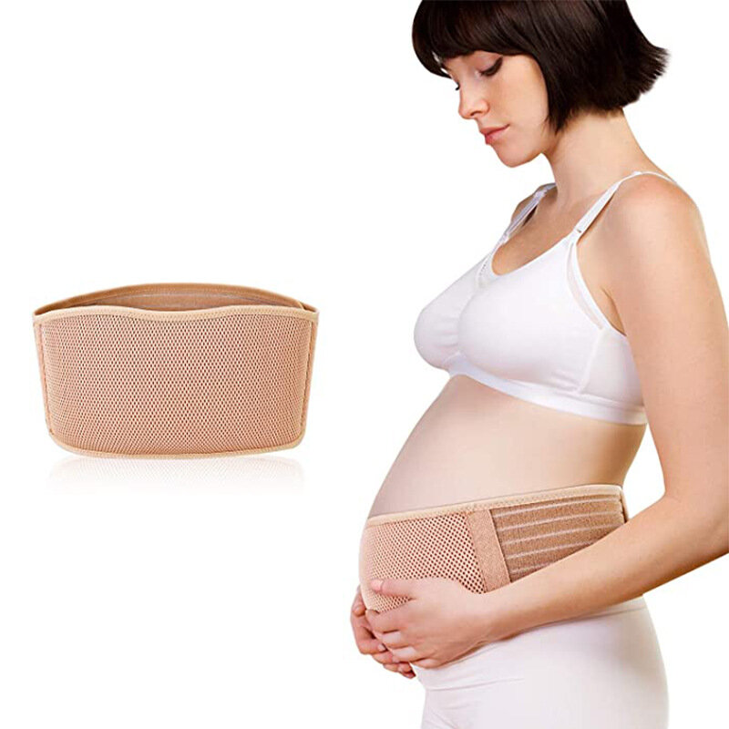 妊娠中の女性のための腹部ベルト,ウエストと腹部のマッサージバンド,妊娠中の出生前包帯