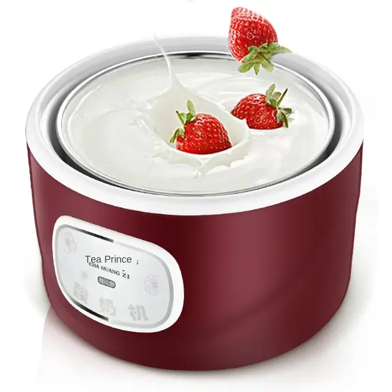 Máquina de yogur pequeña, totalmente automática, hecha en casa, mini dormitorio, fermentación multifuncional para una sola persona, taza dividida, natto